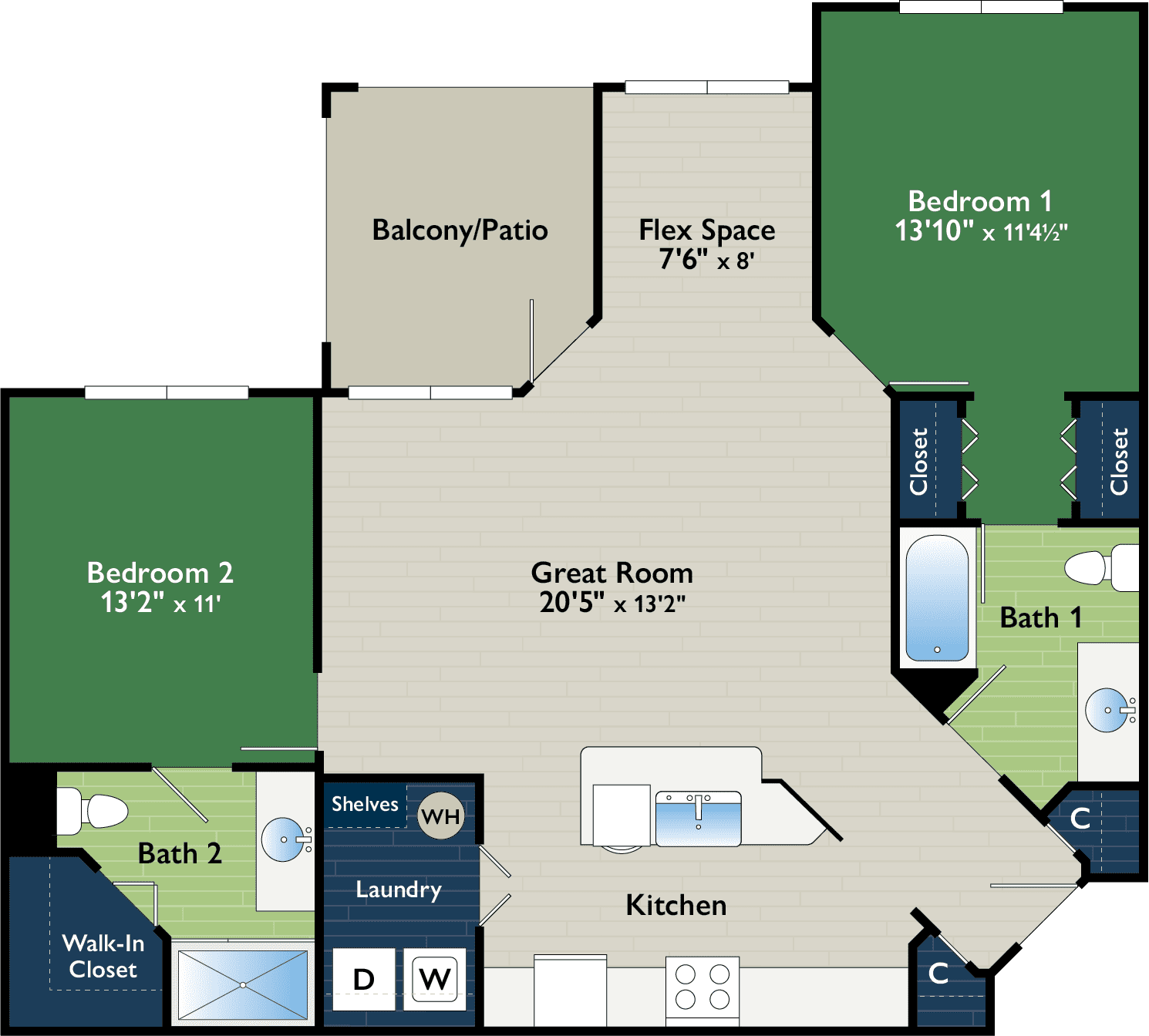 Two Bedroom Apartments for rent in Ocala, FL