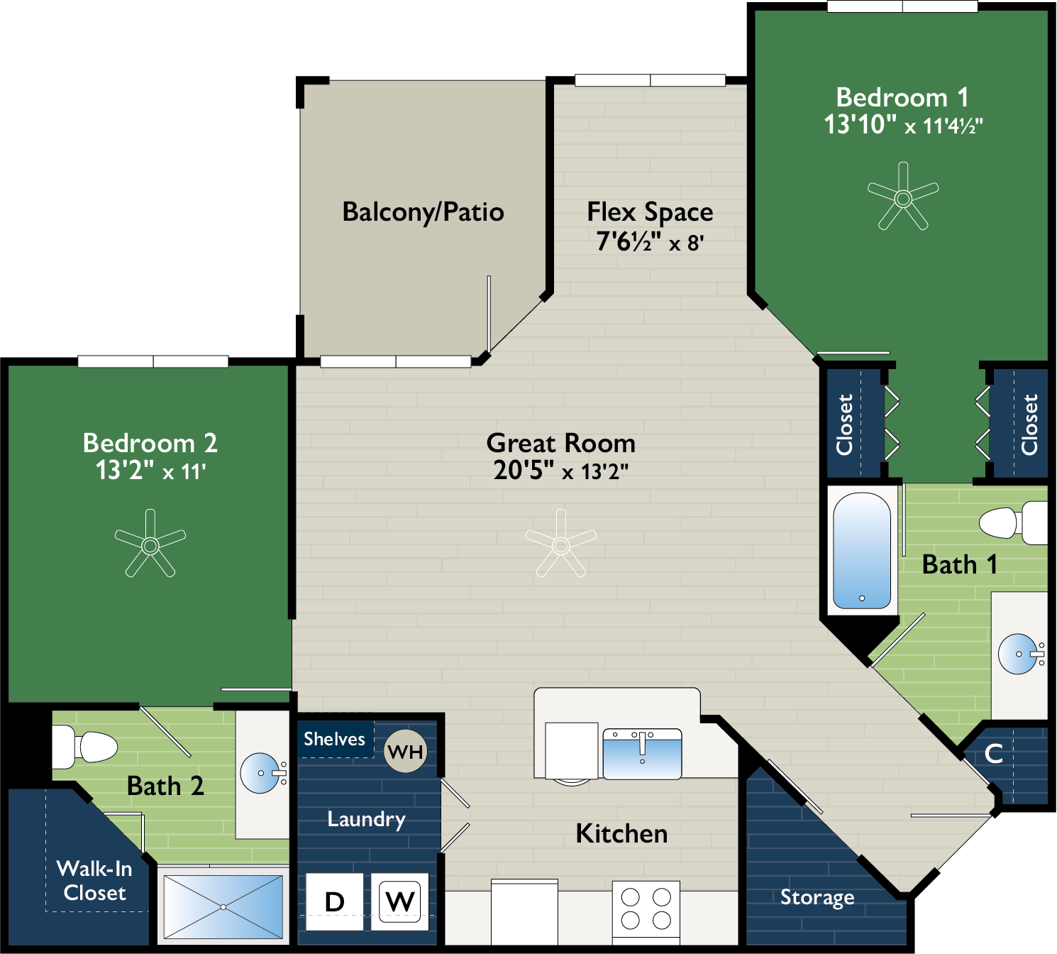Two Bedroom Apartments for rent in Ocala, FL