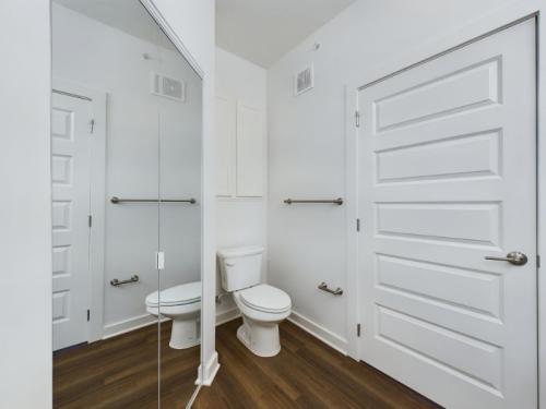 Two Bedroom Apartment in Ocala, Florida - #104 Chamaeleon - Bathroom-Commode