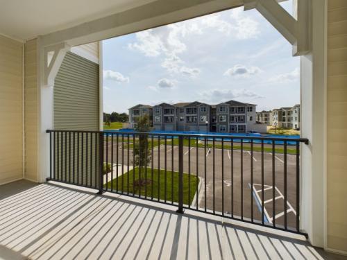 Two Bedroom Apartment in Ocala, Florida - #107 Cassiopeia - Apartment-Patio-View