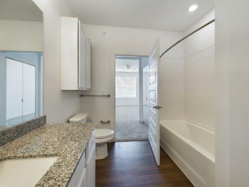 Two-Bedroom-Apartment-in-Ocala-FL-107-Cassiopeia-Bathroom-View-to-Bedroom